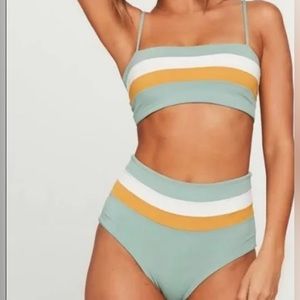 Lspace Swim stripe top